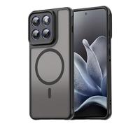 COMAKU Coque Magnétique pour Motorola Edge 70 5G, Prime Dur PC + Souple TPU Silicone, Coque Mat Translucide Fine Antichoc, Protection de l'objectif améliorée - Noir