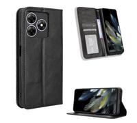 COMAKU Coque Oscal Flat 2, Etui Portefeuille, Housse Folio en Cuir de Protection pour Oscal Flat 2 - Noir