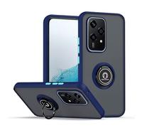 COMAKU Coque pour Honor 200 Lite 5G, Etui Fin et léger Absorption des Chocs Housse Mince avec Bague 360 Degrés Rotation Stand Protection Cover Bumper Case - Royal Blue