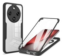COMAKU Coque pour Honor Magic 8 Lite/Honor X9d 5G Case, 360 Degree Full Body Shockproof Protective Cover with Built-in Screen Protecto - Noir