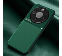 COMAKU Coque pour Honor Magic 8 Lite/Honor X9d 5G Ultra-Mince PU +TPU Silicone Texture Antidérapante et Antichoc Housse Coque -Vert