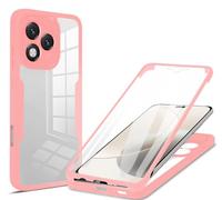 COMAKU Coque pour Honor X5C Plus Case, 360 Degree Full Body Shockproof Protective Cover with Built-in Screen Protecto - Poudre