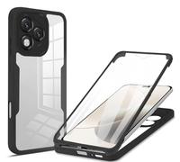 COMAKU Coque pour Honor X5C Plus Case, 360 Degree Full Body Shockproof Protective Cover with Built-in Screen Protecto - Noir