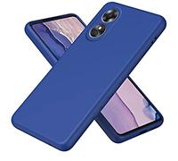 COMAKU Coque pour Oppo A17 / Oppo A17K, Housse Etui en Mate TPU Souple Protection en Silicone [Antichoc] [Antidérapante] [Anti-Empreintes digitales] - Bleu
