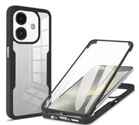 COMAKU Coque pour Oppo A40 4G / A40m / Oppo A60 5G Case, 360 Degree Full Body Shockproof Protective Cover with Built-in Screen Protecto - Noir