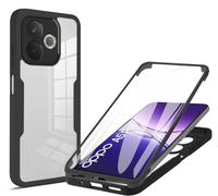 COMAKU Coque pour Oppo A5 Pro 5G Case, 360 Degree Full Body Shockproof Protective Cover with Built-in Screen Protecto - Noir
