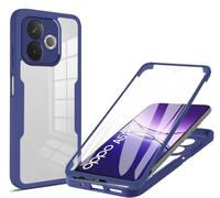 COMAKU Coque pour Oppo A5 Pro 5G Case, 360 Degree Full Body Shockproof Protective Cover with Built-in Screen Protecto - Bleu