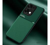 COMAKU Coque pour Oppo A6 Pro 5G/4G Ultra-Mince PU +TPU Silicone Texture Antidérapante et Antichoc Housse Coque -Vert