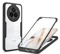 COMAKU Coque pour Realme 14 Pro Plus 5G / Realme 14 Pro+ 5G Case, 360 Degree Full Body Shockproof Protective Cover with Built-in Screen Protecto - Noir