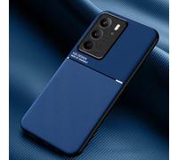 COMAKU Coque pour Realme 14X 5G / Realme C75 4G Ultra-Mince PU +TPU Silicone Texture Antidérapante et Antichoc Housse Coque -Bleu