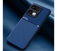 COMAKU Coque pour Realme 16 Pro 5G Ultra-Mince PU +TPU Silicone Texture Antidérapante et Antichoc Housse Coque -Bleu