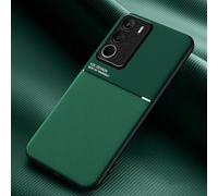 COMAKU Coque pour Realme C71 4G Ultra-Mince PU +TPU Silicone Texture Antidérapante et Antichoc Housse Coque -Vert