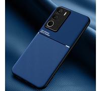 COMAKU Coque pour Realme C71 4G Ultra-Mince PU +TPU Silicone Texture Antidérapante et Antichoc Housse Coque -Bleu