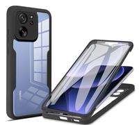 COMAKU Coque pour Xiaomi 13T / 13T Pro 5G Case, 360 Degree Full Body Shockproof Protective Cover with Built-in Screen Protecto - Noir