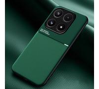 COMAKU Coque pour Xiaomi 17 Ultra-Mince PU +TPU Silicone Texture Antidérapante et Antichoc Housse Coque -Vert
