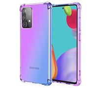 COMAKU Coque TCL 501 - Housse Ultra Légère et Fine en TPU avec Protection Antichoc, Élégant Dégradé Transparent Etui pour TCL 501 - Bleu Violet
