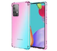 COMAKU Coque TCL 501 - Housse Ultra Légère et Fine en TPU avec Protection Antichoc, Élégant Dégradé Transparent Etui pour TCL 501 - Vert Rose