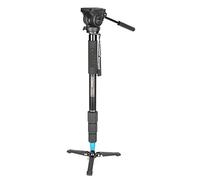 COMAN Monopod DX428AQ5 Alu with Q5 Videohead and Tripod Support MT10 Max Height 1,91m