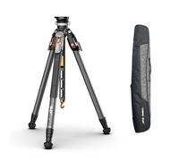 COMAN One-Click Full-Open Carbon Fiber Camera Tripod, Professional Video Tripod, Ball Head for Quick Leveling, Maximum Height 165 cm, Maximum Load Capacity 20 kg (T1S)
