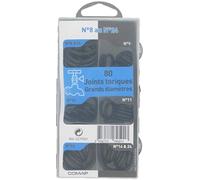 Comap Coffret de gros joints torique du n°8 au n°24 Noir