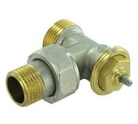 COMAP Corps thermostatique - Robinet Kv fixe - équerre 1/2" (15x21) - Mâle M22 - M28 - FixoSar - R808704 Inox