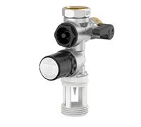 COMAP Groupe de sécurité 889 siège Inox droit pour chauffe eau, cumulus - 20x27 ou 3/4" - R110007001, Gris