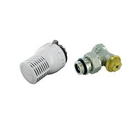 COMAP Kit thermostatique SENSITY équerre 3/8JT - Inclus tête thermostatique Sensity M30 + corps thermostatique Kv réglable - RK858423