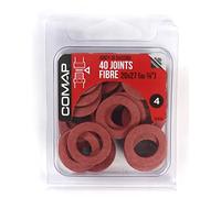 COMAP Lot de 40 joints fibre standard d'étanchéite pour eau chaude et eau froide sanitaire - 20x27 - Joints pour raccord - S279134