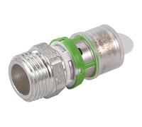 COMAP Manchon droit mâle filetage conique métallique our tubes multicouche à sertir - 16x2-1/2 - Raccords MultiSkin - 7243GW1612