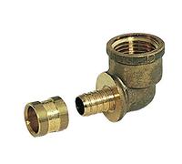 COMAP Raccord PER à glissement - Coude - Diamètre ⌀20x1,9 mm - Femelle 1/2" (15x21) - Pexy pour Tubes PER - 4338