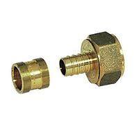 COMAP Raccord PER à glissement - Droit - Diamètre ⌀20x1,9 mm - Femelle fixe 1/2" (15x21) - Pexy pour Tubes PER - 4283