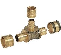 COMAP Raccord PER à glissement - Té réduit - Diamètre ⌀16x1,5-20x1,9-16x1,5 mm - Pexy pour Tubes PER - 4305