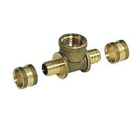 COMAP Raccord PER à glissement - Té sortie Femelle - Diamètre ⌀16x1,5 mm - Femelle 1/2" (15x21) - Pexy pour Tubes PER - 4350