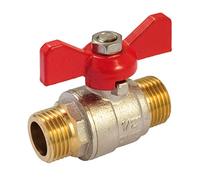 COMAP Robinet à tournant sphérique avec commande à clé papillon à passage intégral - RTS ou Robinet Papillon - Type MM 3/4" - V111035001