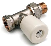 Comap Robinet manuel EuroSar 419204 pour radiateur – droit femelle 1/2" Inox