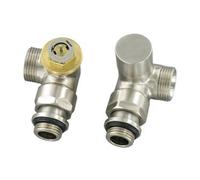 Comap Sar designset mitigeur thermostatique + clapet de pied double croche m30 1/2x3/4 acier inoxydable L342003001