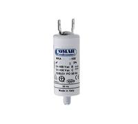 COMAR 63014 Condensateur Mka 3 UF 5% 450 V avec espion M8 et Faston Simple 6.35, plusieurs couleurs
