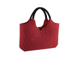CoMarco Sa 10193 Lot de 4 sacs en feutre Rouge 40 x 15 x 40 cm
