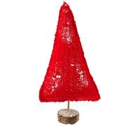 Comarco Sa Pin Laine Rouge enneigée 85 cm