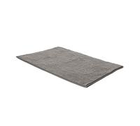 Comart - Tapis de bain Shaggy - Tapis de bain super absorbant - Antidérapant - Lavable en machine - Ultra doux - Tapis de douche moderne ou baignoire - Absorbant l'eau - Texture 3D - Gris - 45 x 75 cm