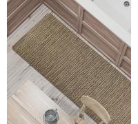 Comart - Tapis de Cuisine Manhattan - Imperméable - Antidérapant - Anti-Taches - PVC tressé - Tapis Effet métallique Brillant - pour Couloir, Cuisine et Salle de Bain - Brillant - 50 x 180 cm