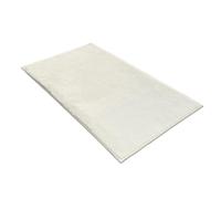 Comart - Tapis d'Intérieur Puffy - Ultra Doux - Fond Antidérapant - Lavable en Machine - Design Moderne - Tapis pour Salon, Chambre et Entrée - Blanc - Rectangulaire 140 x 180 cm