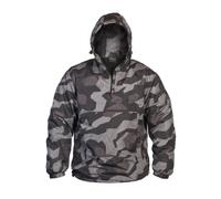 Mil-Tec Veste Anorak Militaire Chaude Coupe-Vent Capuche Camouflage Éclat Nuit