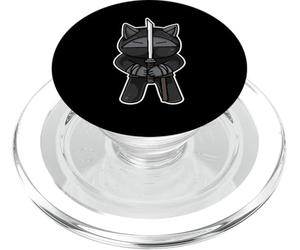 Combat Chat Fighter Combat Sports Drôle Jiu Jitsu Ninja PopSockets PopGrip pour MagSafe