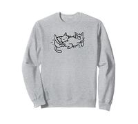 Combat de chat Tomcat Y2K des années 90 Sweatshirt