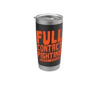 Combat en contact complet au Krav Maga Gobelet isotherme en acier inoxydable double paroi