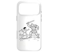 Combat Entre David et Goliath - La Foi pour Enfants, Histoire biblique à colorier Coque pour iPhone 17 Pro Max