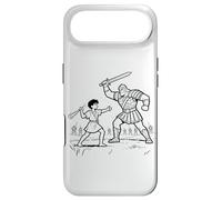 Combat Entre David et Goliath - La Foi pour Enfants, Histoire biblique à colorier Coque pour iPhone Air