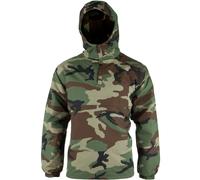 COMBAT HOMMES ANORAK HOODED COUPE-VENT VESTE MILITAIRE AVEC MOLLETON NOUS WOODLA