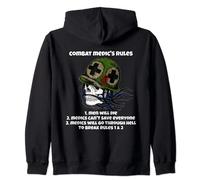 Combat Medics Rules Men Will Die Combat Medic Rules Skull Sweat à Capuche